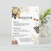 Bachelorette, bachelorette voor wijn, rondvliegend save the date (Staand voorkant)