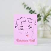 Bachelorette Bash Briefkaart (Staand voorkant)