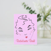 Bachelorette Bash Briefkaart (Staand voorkant)
