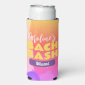 Bachelorette Bash Bright Waterverf bestemming Seltzer Blikjeskoeler (Seltzer Voorkant)