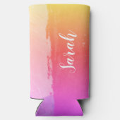 Bachelorette Bash Bright Waterverf bestemming Seltzer Blikjeskoeler (Achterkant)