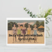 Bachelorette Bash Kaart (Staand voorkant)