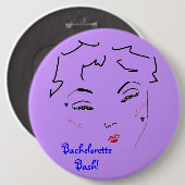 Bachelorette Bash Ronde Button 6,0 Cm (Voorkant /achterkant)