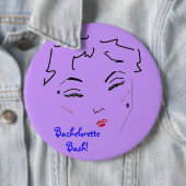 Bachelorette Bash Ronde Button 6,0 Cm (In situ)
