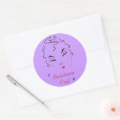 Bachelorette Bash Ronde Sticker (Envelop)
