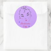 Bachelorette Bash Ronde Sticker (Tas)