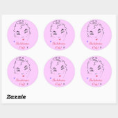 Bachelorette Bash Ronde Sticker (Vel)