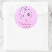 Bachelorette Bash Ronde Sticker (Tas)