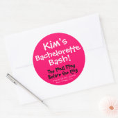Bachelorette Bash Sticker (Envelop)
