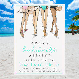 Bachelorette Beach Babes Party Destination Kaart