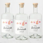 Bachelorette Beach Bikini Weekend Likeurfles Etiket (Flessen)