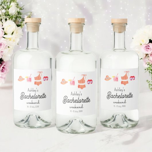 Bachelorette Beach Bikini Weekend Likeurfles Etiket