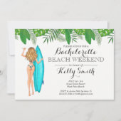 Bachelorette Beach Party Invitation Kaart (Voorkant)
