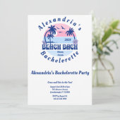 Bachelorette Beach Party Kaart (Staand voorkant)