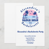 Bachelorette Beach Party Kaart (Voorkant / Achterkant)
