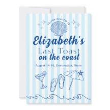 Bachelorette Beach Party Laatste toast op de kust