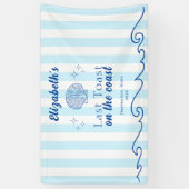 Bachelorette Beach Party Laatste toast op de kust Spandoek (Verticaal)