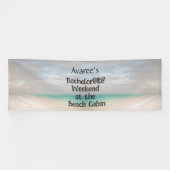 Bachelorette Beach Party op de Cabin Banner (Horizontaal)
