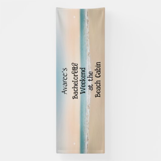 Bachelorette Beach Party op de Cabin Banner (Verticaal)