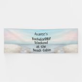 Bachelorette Beach Party op de Cabin Banner (Horizontaal)