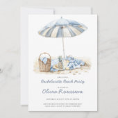 Bachelorette Beach Party Uitnodiging (Voorkant)