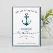 Bachelorette Beach Weekend Bruids Bash Kaart (Staand voorkant)