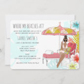 Bachelorette Beach Weekend Getaway Kaart (Voorkant)