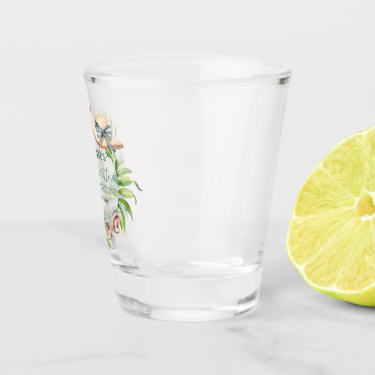 Bachelorette Beach Weekend Getaway Shot Glas (Rechts)