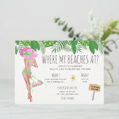 Bachelorette Beach Weekend  Kaart (Staand voorkant)