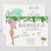 Bachelorette Beach Weekend  Kaart (Voorkant / Achterkant)