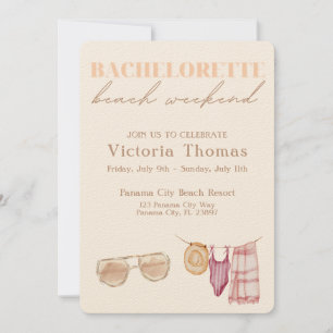 Bachelorette Beach Weekend Kaart