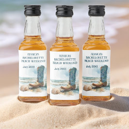 Bachelorette Beach Weekend Likeurfles Etiket