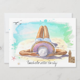 *~* Bachelorette Beach Weekend QR Party Kaart