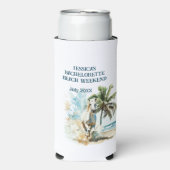 Bachelorette Beach Weekend Seltzer Blikjeskoeler (Seltzer Voorkant)