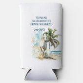 Bachelorette Beach Weekend Seltzer Blikjeskoeler (Voorkant)