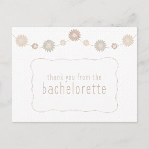 Bachelorette Bedankt Briefkaart