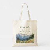Bachelorette-bergwandelweekendfeestje Tote Bag (Achterkant)