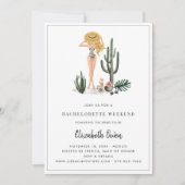 Bachelorette Bestemming Bikini Bruiloft Feest Kaart (Voorkant)