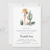 Bachelorette Bestemming Bikini Bruiloft Feest Kaart (Voorkant)