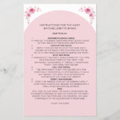 Bachelorette Bingo (Achterkant)