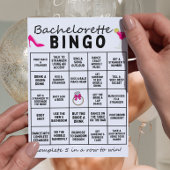 Bachelorette Bingo Programmakaart