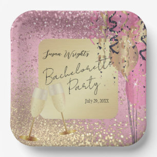 Bachelorette/Birthday Party - Roze Papieren Bordje
