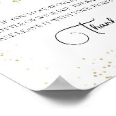 Bachelorette Boho Cocktail Wijn Raffle Game Sign Poster (Hoek)