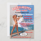 Bachelorette Booze Cruise Party Uitnodigingen (Voorkant)