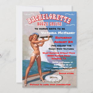Bachelorette Booze Cruise Party Uitnodigingen