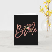 Bachelorette Bride Bridal Wedding Shower Gift Flor Kaart (Gele Bloem)