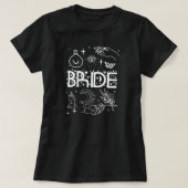 Bachelorette Bride Bridesmaids Girl Witch T-shirt (Design voorkant)