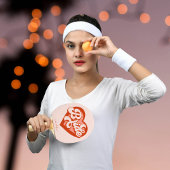 Bachelorette Bruid Babe Tribe Squad Hart Tafeltennisbatje