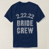 Bachelorette BRUID CREW van 2  T-shirt (Design voorkant)