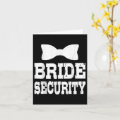 Bachelorette Bruid Veiligheid Grappig Kinder bruil Kaart (Gele Bloem)